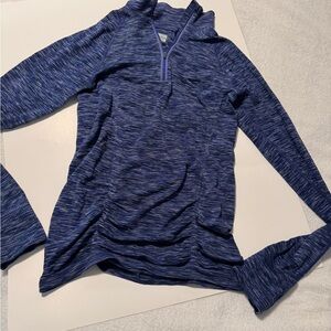 Athleta Purple Quarter-Zip Pullover